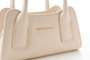 Vince Camuto Bolso de Mano Bergamo Crema Piel de Polivinilo Elegante Sofisticado Ideal para Cualquier Ocasión.