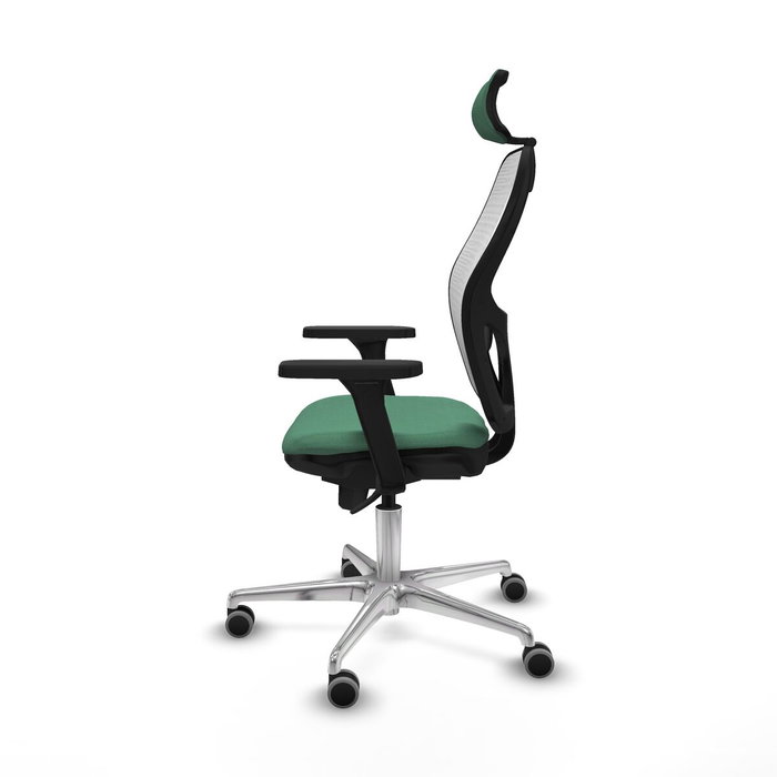 PIQUERAS Y CRESPO Silla de oficina Jorquera Verde Esmeralda y Blanco PIQUERAS Y CRESPO Silla de oficina Jorquera Verde Esmeralda y Blanco
