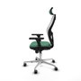PIQUERAS Y CRESPO Silla de oficina Jorquera Verde Esmeralda y Blanco