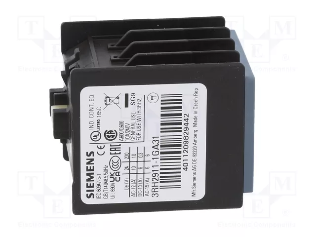 SIEMENS 3RH2911-1GA31 Contactores auxiliares S00 6A