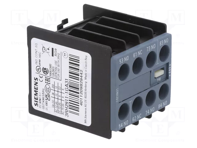 SIEMENS 3RH2911-1GA31 Contactores auxiliares S00 6A