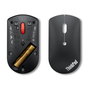 Lenovo ThinkPad Ratón Bluetooth 5.0 Inalámbrico 2400 DPI Sensor Óptico Negro 61g 1xAA