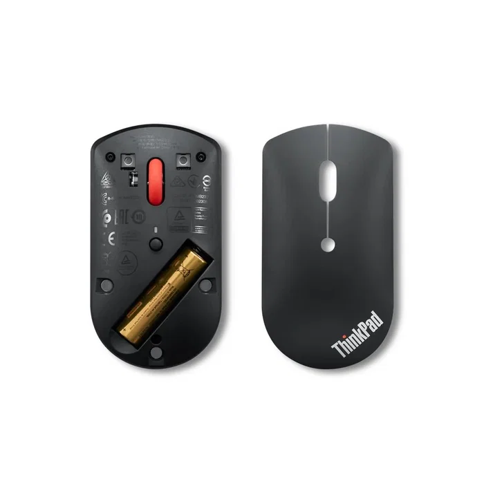 Lenovo ThinkPad Bluetooth Silent Mouse Negro 2400 DPI
