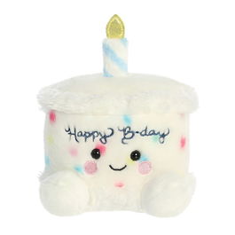 Palm Pals Peluche Tarta Cumpleaños Suave - 13cm
