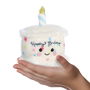 Palm Pals Peluche Tarta Cumpleaños Suave - 13cm
