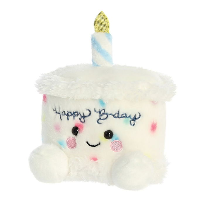 Palm Pals Peluche Tarta Cumpleaños Suave - 13cm