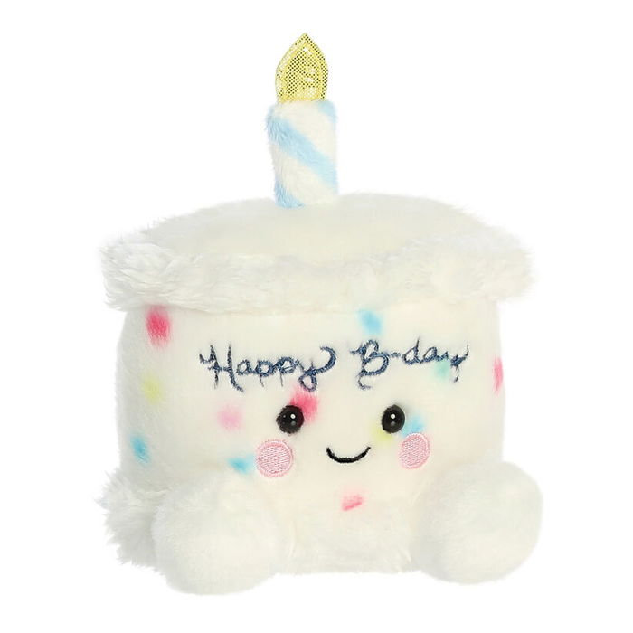 Palm Pals Peluche Tarta Cumpleaños Suave - 13cm