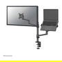 Newstar DS20-425BL2 - Neomounts Tischhalterung para Monitor 17-27 Pulgadas y Laptop 11.6-17.3 Pulgadas, Soporte de Escritorio, Negro