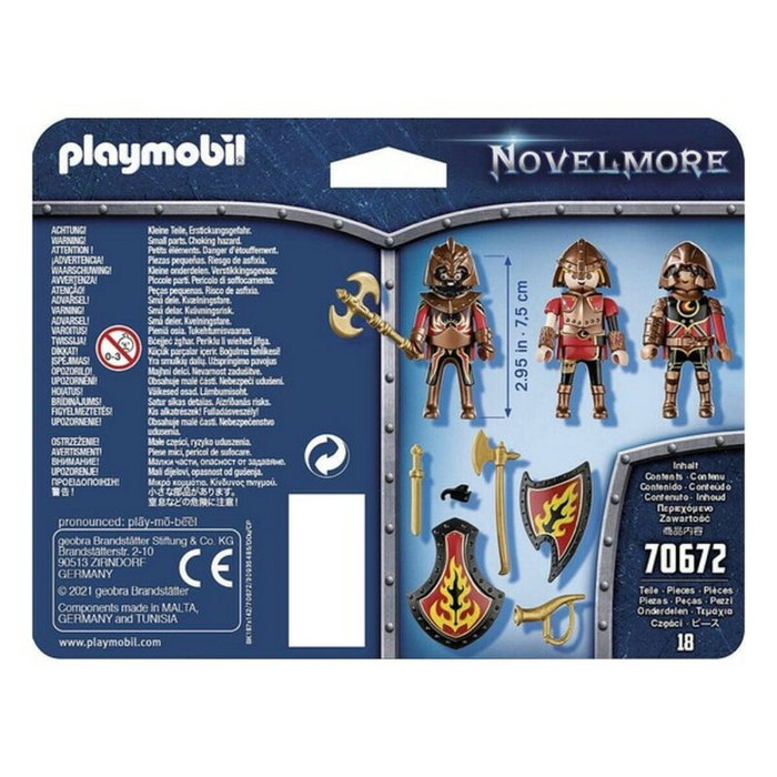 Playmobil Novelmore 70672 Burnham Raiders Set de 3 piezas Playmobil Novelmore 70672 Burnham Raiders Set de 3 piezas