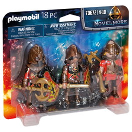 Playmobil Novelmore 70672 Burnham Raiders Set de 3