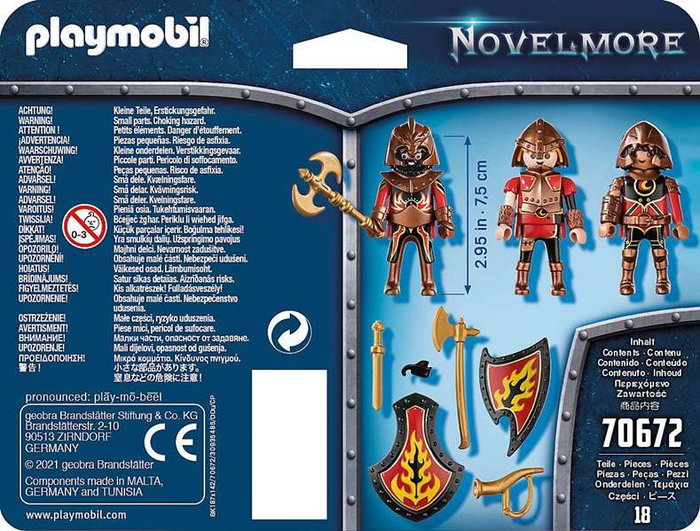 Playmobil Set de 3 Bandidos de Burnham Novelmore