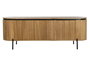 DKD Home Decor Buffet Paulownia Metal Natural 170x40x80