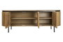 DKD Home Decor Buffet Paulownia Metal Natural 170x40x80
