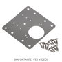 WOLFPACK LINEA PROFESIONAL Placa de Reparación de Bisagras Cazoleta 9x9 cm