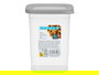 Leknes Bote Cuadrado Tapa Gris 1L 10.8x14.2x10.8 cm (Set de 24)