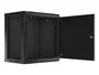 Lanberg WF01-6412-00B Armario Rack de Pared 12U Negro