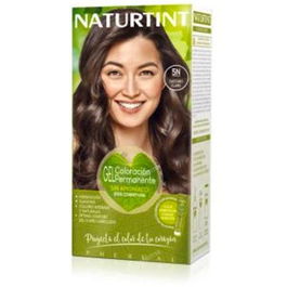 Naturtint Biobased Tinte Permanente 5N Castaño Claro Coloración Suave Brillo Hidratación Confort Cuero Cabelludo Mascarilla Quinoa