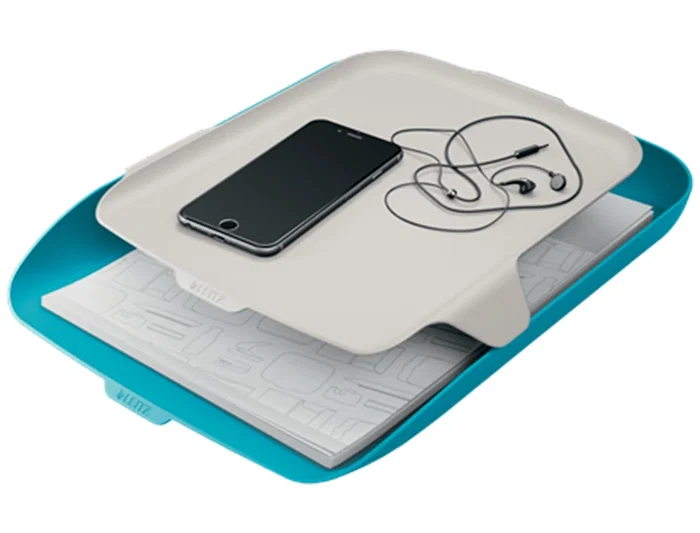 Leitz Bandeja sobremesa plástico azul 274x62x391 mm