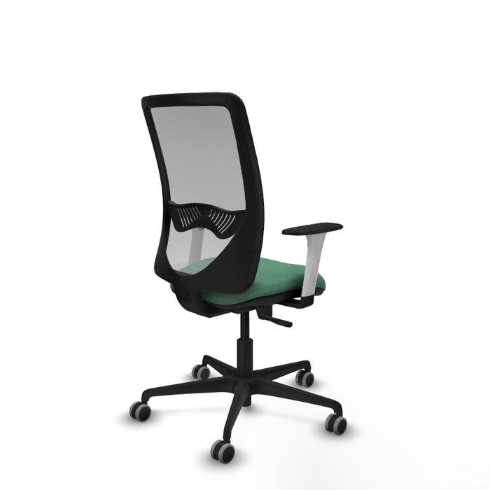 PIQUERAS Y CRESPO Silla de oficina Zulema Verde esmeralda y Gris PIQUERAS Y CRESPO Silla de oficina Zulema Verde esmeralda y Gris