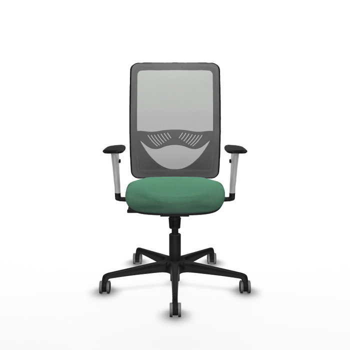 PIQUERAS Y CRESPO Silla de oficina Zulema Verde esmeralda y Gris PIQUERAS Y CRESPO Silla de oficina Zulema Verde esmeralda y Gris