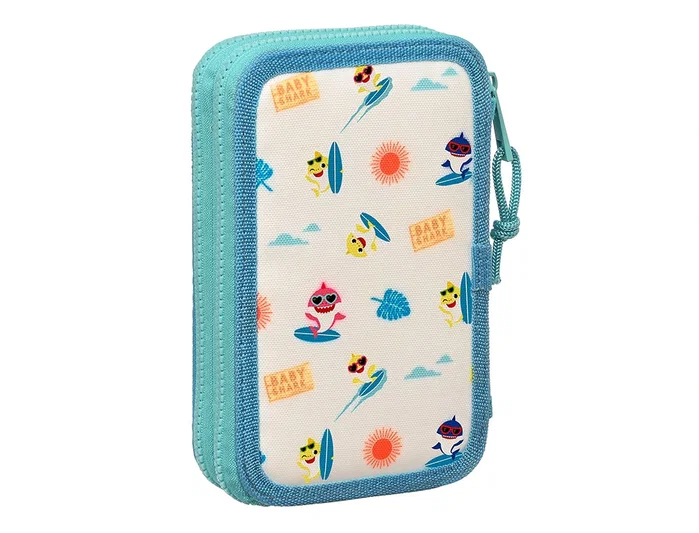 Safta Plumier Baby Shark Surfing Doble Pequeño 28 Pcs. Safta Plumier Baby Shark Surfing Doble Pequeño 28 Pcs.