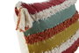 DKD Home Decor Funda Cojin Multicolor 40 x 60 cm Rayas Algodon Poliester