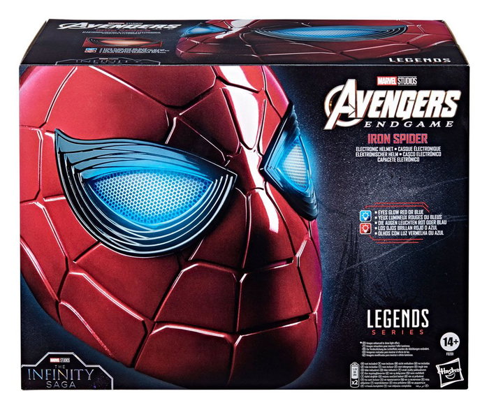Vengadores: Endgame Marvel Legends Series Casco Electrónico Iron Spider
