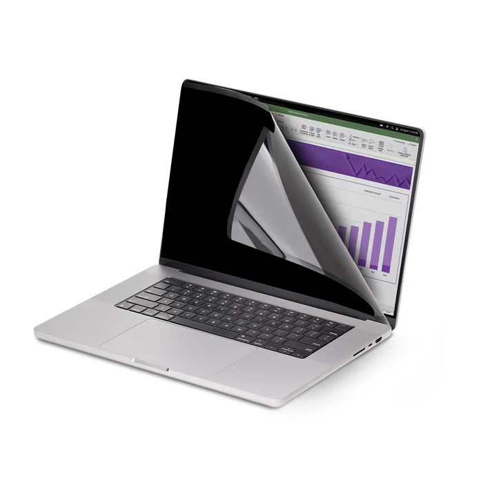 StarTech.com 142MM-PRIVACY-SCREEN filtro de privacidad magnético para MacBook Pro 14" Serie M (21/23), reversible, anti-reflejos, reduce luz azul hasta 51%, incluye funda