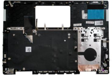 Dell Teclado ASSY con retroiluminación, 80 teclas, Plata con Palmrest y Pointing Stick