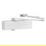 DUVER Cierrapuertas DC140 Cuerpo para Puertas Cierre Automático Blanco, Plata y Negro