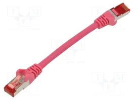 GOOBAY Patch cord Cat 6 S/FTP 0,15m rosa