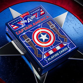 Captain America Baraja de cartas Patriotic Design