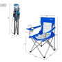 Aktive Silla plegable de camping con posavasos y respaldo transpirable