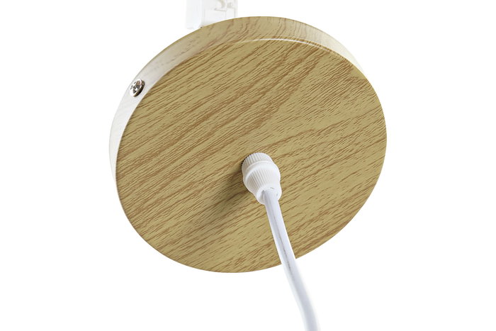 DKD Home Decor Lámpara Techo Bambú Natural 100 x 100 x 25 cm