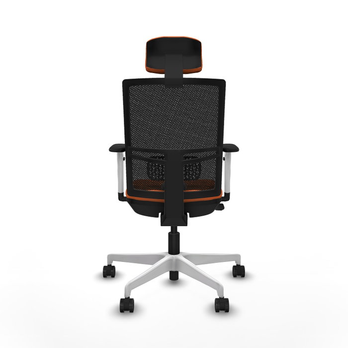 PIQUERAS Y CRESPO Silla de oficina Yunquera Naranja y Negro PIQUERAS Y CRESPO Silla de oficina Yunquera Naranja y Negro