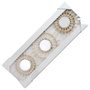 Home Deco Factory Conjunto de 3 Espejos de Ratán Modelo Flor y Sol