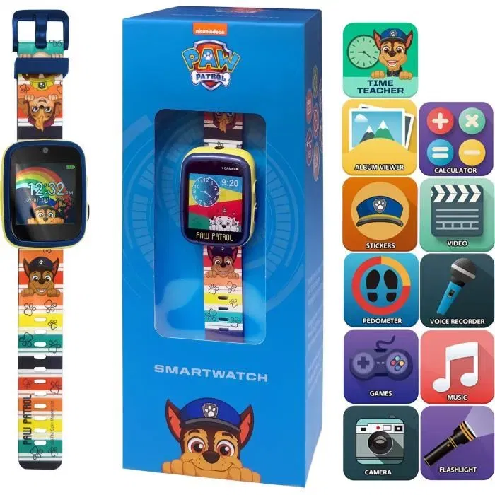 Kids Licensing Reloj interactivo PW19836 Digital y analógico para Niños con 6 juegos
