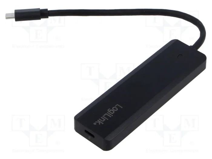 LOGILINK Hub USB 3.2 Gen 2 de 4 puertos, Negro