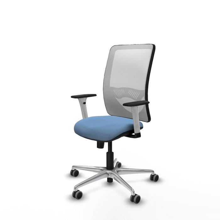 PIQUERAS Y CRESPO Silla de oficina Zulema Azul cielo y Blanco PIQUERAS Y CRESPO Silla de oficina Zulema Azul cielo y Blanco