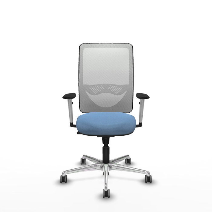 PIQUERAS Y CRESPO Silla de oficina Zulema Azul cielo y Blanco PIQUERAS Y CRESPO Silla de oficina Zulema Azul cielo y Blanco