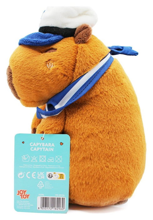 Joy Toy (IT) Capybara Peluche Capy Captain 23 cm Joy Toy (IT) Capybara Peluche Capy Captain 23 cm