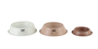 DKD Home Decor Set de 3 Cuencos Metálicos Beige