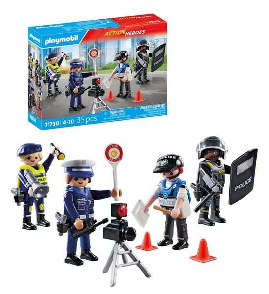 Playmobil Figuras de Policía City Action