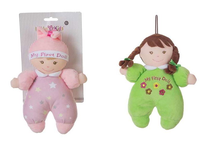 Creaciones Llopis Muñeca Baby Luna Azul de 24 cm para niños de 12 meses, fabricada en poliéster