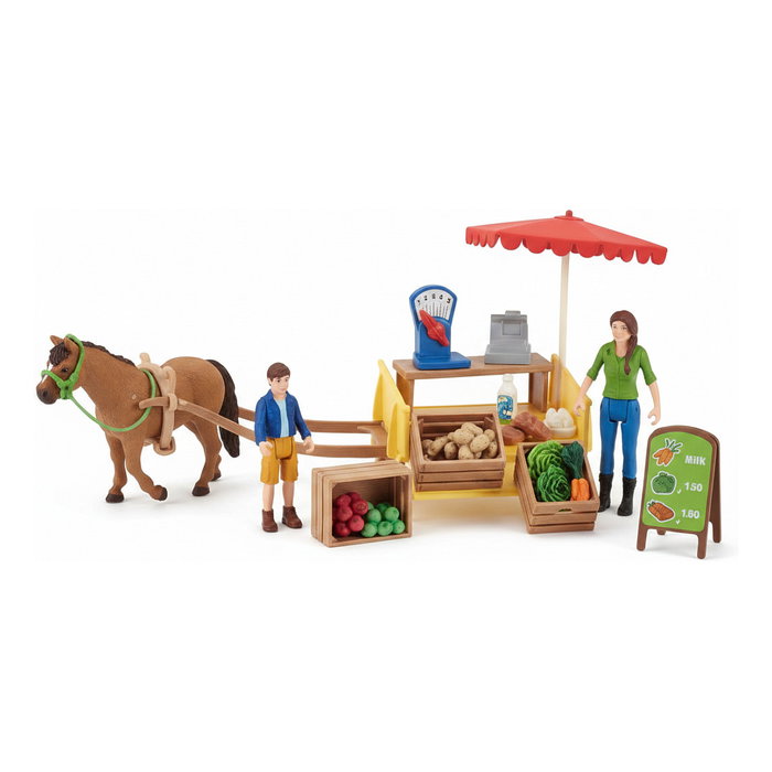 Schleich FARM WORLD 42528 Granja Móvil con Animales y Personas Schleich FARM WORLD 42528 Granja Móvil con Animales y Personas