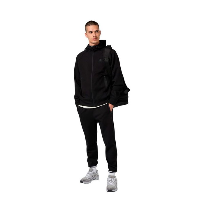 Sudadera con Capucha Hombre Champion C-Tech Negro M