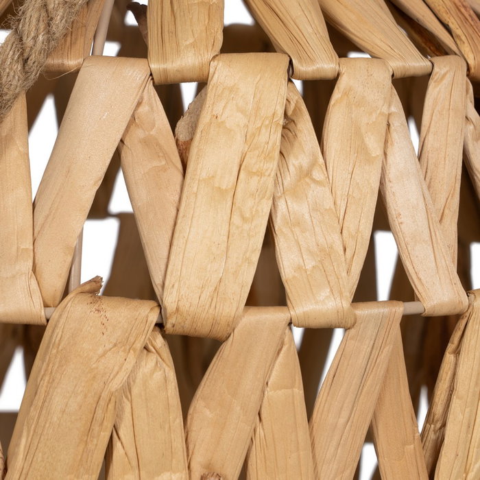 Farol Portavelas Natural Jacinto de Agua 34 X 34 X 36 cm