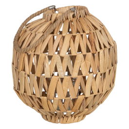 Farol Portavelas Natural Jacinto de Agua 34 X 34 X 36 cm