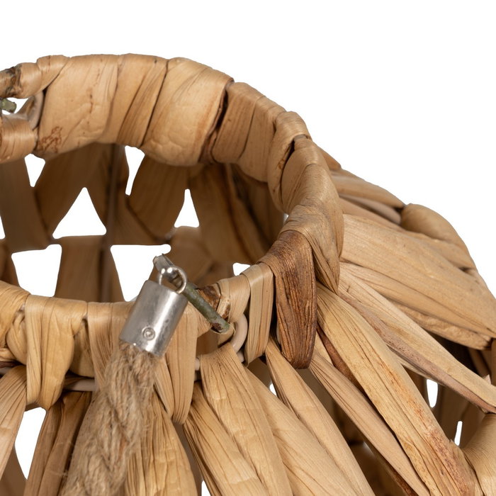 Farol Portavelas Natural Jacinto de Agua 34 X 34 X 36 cm