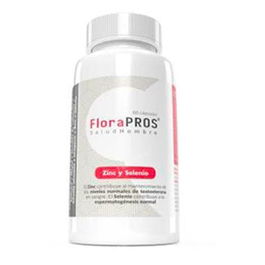 MARGAN Florapros 60 Cap. - Zinc para Testosterona y Selenio para Espermatogénesis, Complemento Alimenticio para Hombre